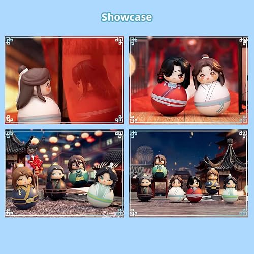 RZAHUAHU Heaven Official Blessing Tumbler Blind Box Hua Cheng Xie Lian Chibi Figure Anime Tilting Doll Gift (1 Pcs) thumbnail 7