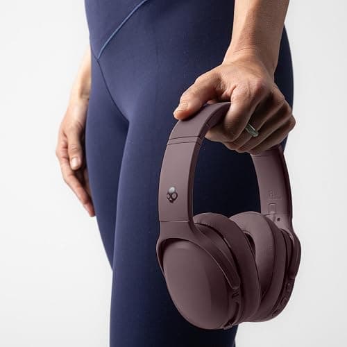 Skullcandy Crusher 540 Active Wireless Bluetooth Headphones with Multi-Sensory Bass, Noise Isolating Over-Ear Fit, Sweat and Water Resistant, 40 Hours Battery, Microphone for iPhone Android - Smoke thumbnail 9