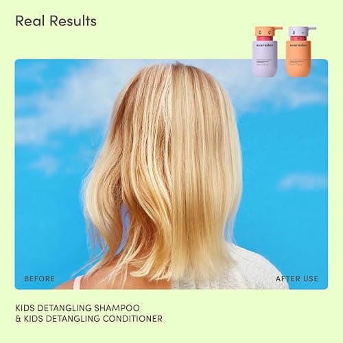 Evereden Kids Shampoo | Detangling Shampoo for Girls with Curly or Straight Hair | Clean, Non-Toxic, and Gentle Haircare | Sulfate-Free, Hypoallergenic, Safe for Daily Use | 6.7 fl oz (Pack of 2) thumbnail 5