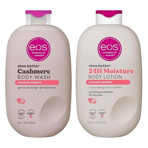 eos Shea Better Body Lotion+ Body Wash, Coconut Waters - Image 1