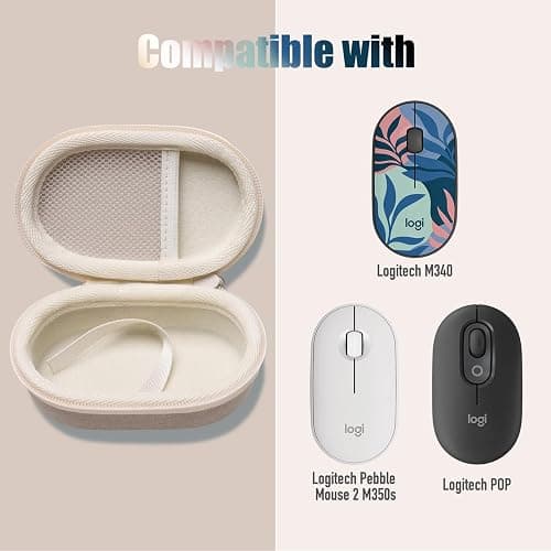 LTGEM Case Compatible with Logitech POP & Pebble Mouse 2 M350s/M350/M355/M340/i345 Mouse, Mist(Case Only) thumbnail 8