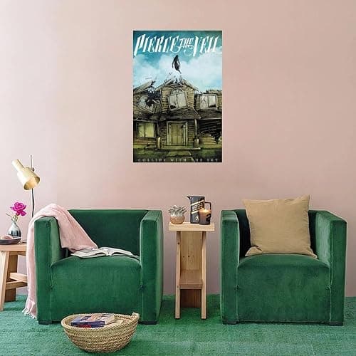 clould fitness Pierce The Veil by Collide with The Sky Canvas Poster Bedroom Decor Office Room Decor Gift Unframe-style 12x18inch(30x45cm) thumbnail 4