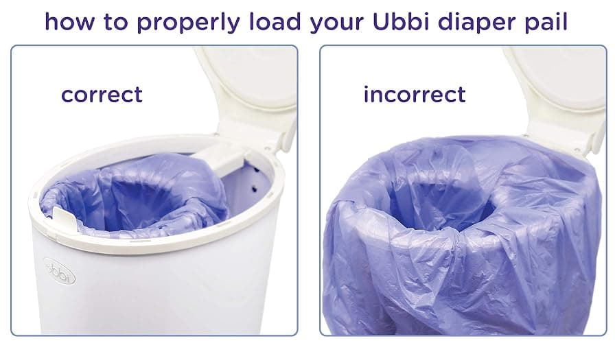 Ubbi Diaper Pail Plastic Bags, 13-Gallon Capacity, 3 Pack, 75 Count | Disposable Baby Waste Bags, Made from 50% Recycled Material, Each Bag Holds Up To 50 Newborn Diapers thumbnail 4