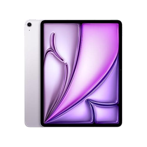 Apple iPad Air 13-inch with M3 chip Built for Apple Intelligence, Liquid Retina Display, 128GB, 12MP Front/Back Camera, Wi-Fi 6E + 5G Cellular, Touch ID, All-Day Battery Life — Purple - Image 1