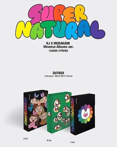 NewJeans Double Single Album [Supernatural] NJ X MURAKAMI (Weverse Random Version) Photocard thumbnail 2