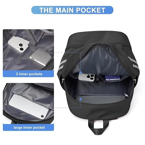 coofay Gym Backpack For Women Waterproof Sports Backpack With Shoe Compartment Lightweight Travel Backpacks Small Gym Bag Dance Volleyball Backpacks thumbnail 3