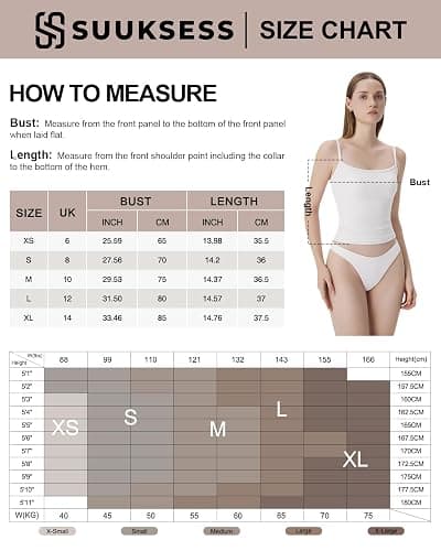SUUKSESS Women Built in Bra Tank Tops Double Line Going Out Basic Square Neck Camisole Top thumbnail 6