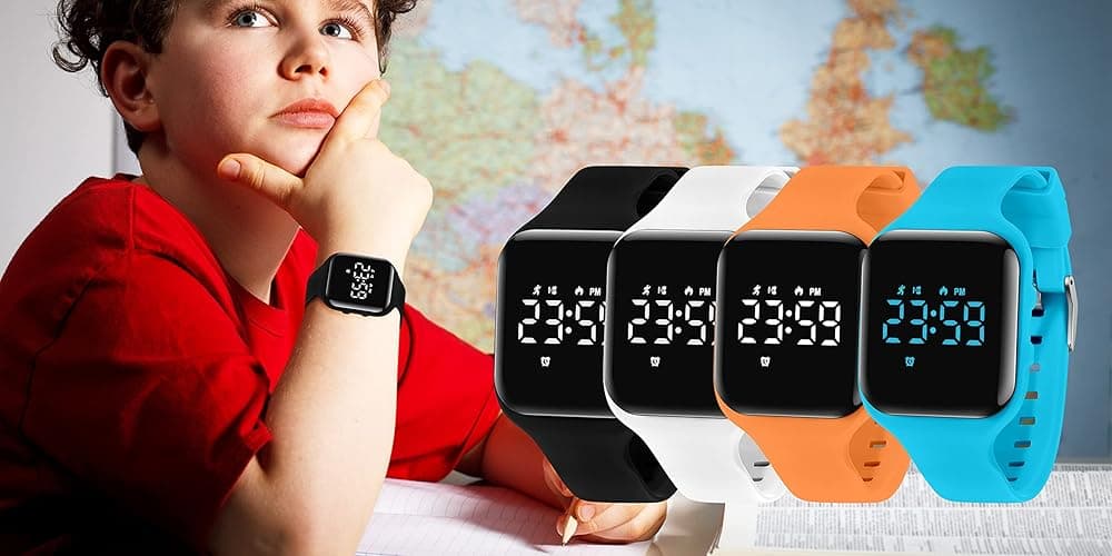 Kids Watch, No App Fitness Tracker Watch for Kids Teenager Digital Watch with Steps Counter/Distance/Calories/Alarm/Stopwatch Fitness Watches Girls Boys Gift for Teens thumbnail 10