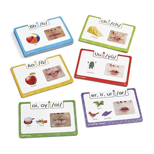hand2mind 3D Sound and Phonics Cards, Phonemic Awareness, Phonics Flash Cards, Letter Sounds for Kindergarten, Speech Therapy Toys, ESL Teaching Materials, Science of Reading Manipulatives thumbnail 5