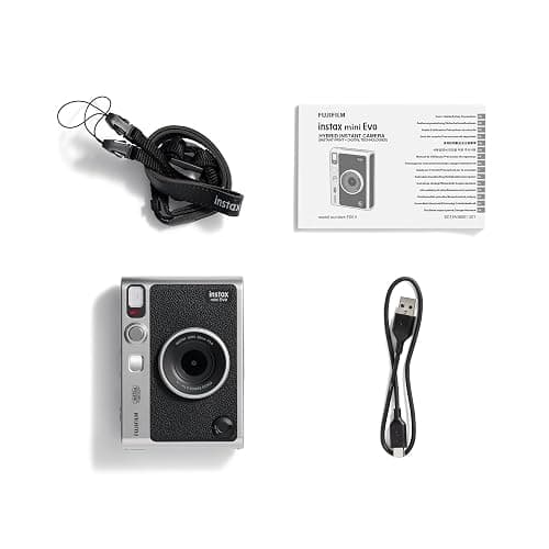 Instax mini EVO 2-in-1 photo camera and printer with a 2.7 inch LCD screen, 10 Lens and 10 film effects, mini film format, BLACK. Make and create stunning instant photos thumbnail 6