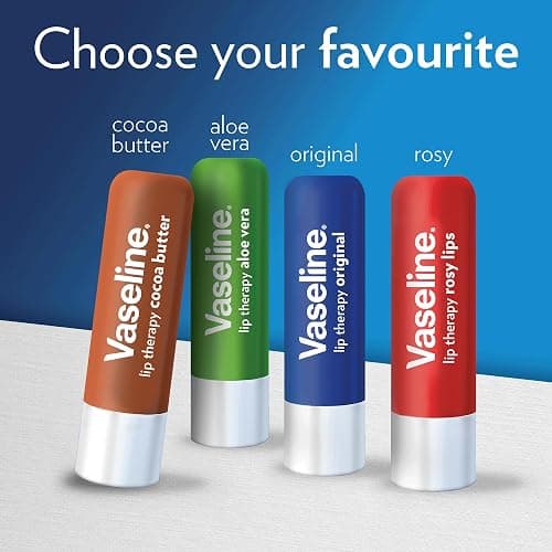 Vaseline Lip Therapy Care Rosy, Fast-Acting Nourishment, Ideal for Chapped, Dry, Cracked, or Damaged Lips, Lip Balm, 2-Pack of 2, 0.16 Oz Each, 4 Lip Balms thumbnail 13