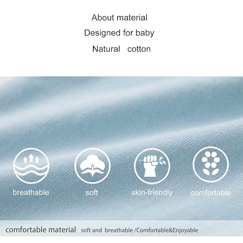 pureborn Baby Boy Romper One-Piece Cotton Outfit Summer Clothes 0-24M | Silky soft, breathable, sailor-themed, summer short sleeves, gentle on skin, snap button for easy on and off thumbnail 8