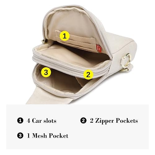 Haytijoe Small Anti Theft Crossbody Bag for Women Faux Leather Lightweight Sling Bags RFID Blocking Fanny Pack for Travel thumbnail 5