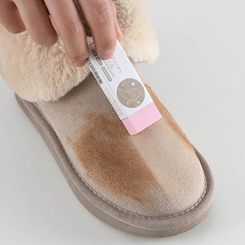 Cleaning Brushes Nubuck And Suede Erasers Stain Removal Shoe Cleaning Erasers Car Seats Leather And Accessories Shoe Care Products for Stainless Steel And Pans (Pink, One Size) - Image 1