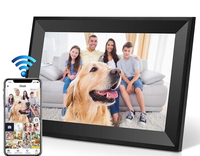Uhale 10.1 Inch HD Touch Screen Digital Picture Frame WiFi Enabled,16GB Storage,Auto-Rotate, Digital Photo Frame Free Photo and Video Sharing to Family & Friends via The app - Image 1