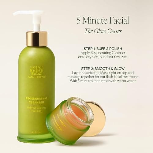 Tata Harper Resurfacing Mask, Instant Glow Face Mask, Gentle Exfoliating Face Mask, Enzyme Mask, Natural Skincare, 30ml thumbnail 7