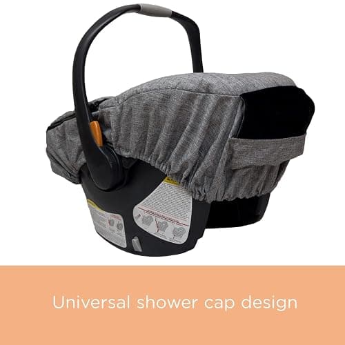 liuliuby Winter Carseat Covers for Baby | Infant Car Seat Cover Baby | Doona Accessories | Warm & Thick Fleece Canopy for Infant & New Born Cold Weather (Black) thumbnail 6