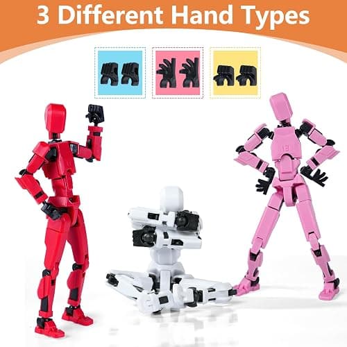 Rolling Art Action Figure Set, Model 13 Action Figure Multi-Jointed Movable,Gift Box Packaging, a Great for Loved Ones and Friends. thumbnail 9