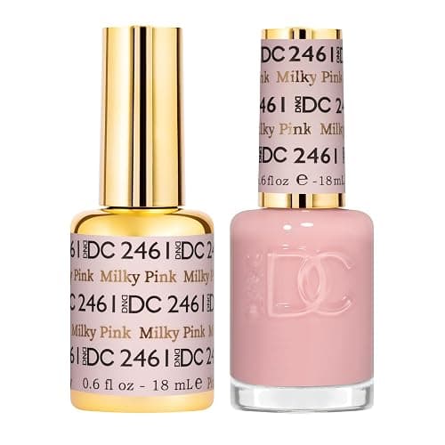 DND DC Gel Polish Set, Sheer Collection, UV Gel Polish and Air Dry Nail Lacquer, Matching Chip-Free Polish Duo, 0.5 Fl Oz Each - Image 1
