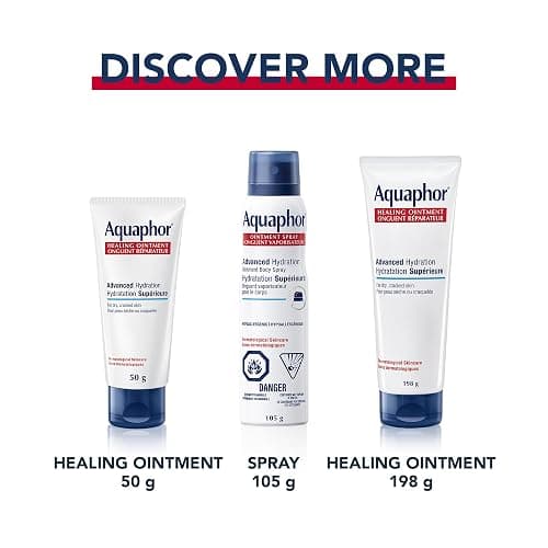 Aquaphor Lip Repair Lip Ointment for Extremely Dry, Chapped and Cracked Lips, Formulated with Panthenol and Vitamins C and E, Fragrance Free, Non Comedogenic Lip Balm, 10mL thumbnail 10