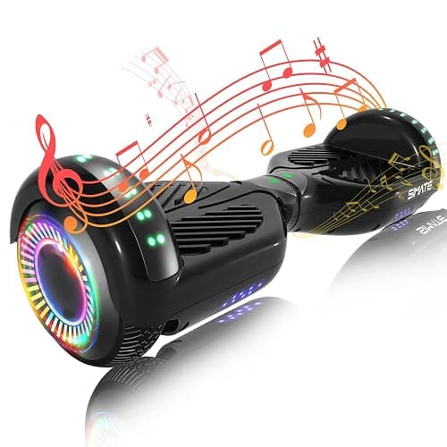 SIMATE Scooter, Bluetooth Speakers and LED Light-Up Wheels, APP Control, Dual 250W Motors, 8.5 mph Max Speed & 8.5 Miles Max Range, Gifts for Kids Adults Girls Boys - Image 1