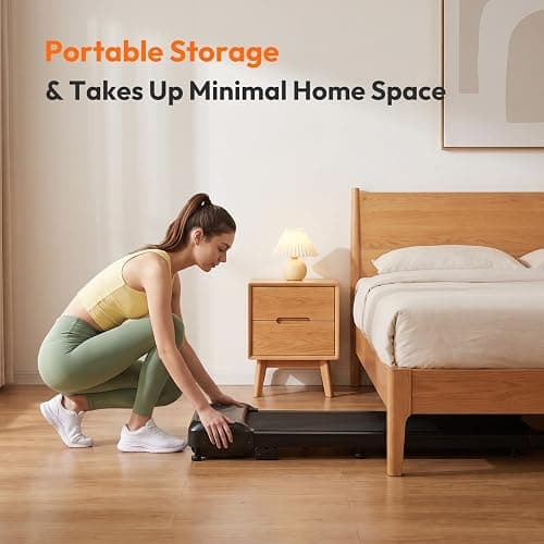 THERUN 1-6 km/h Walking Pad Under Desk Treadmill Compact Home Office | Incline Option, 1-6 km/h Speed, 90×40cm Belt, 120kg Capacity, 2.5HP Motor, Remote Control, Space-Saving, Multiple Colors thumbnail 6