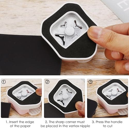 MyArTool 3 Way Corner Rounder Punch, 4mm, 7mm, 10mm 3 in 1 Corner Cutter for Card Making, Laminate, Cardstock, Scrapbooking and Paper Crafts, Business Cards thumbnail 4