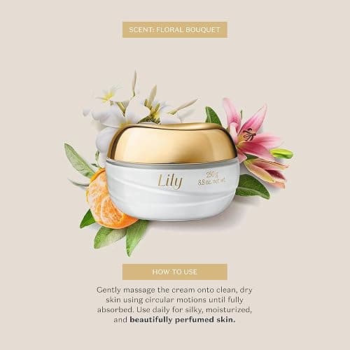 O Boticario Lily Essence Cream Satin Body Moisturizer [Lily Creme Acetinado Hidratante Corporal] 250g by O Boticario thumbnail 5