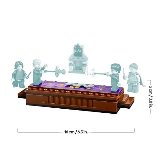 LEGO Harry Potter Le château de Poudlard : Le Club de Duel - Jeu de Construction avec 4 minifigurines Collector Dont Malefoy, Lockhart & Rogue - Jeu de rôle pour garçons et Filles dès 8 Ans 76441 thumbnail 3