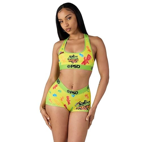 PSD Underwear Womens Sports Bra - Care Bears, Medium Support Sports Bras for Women, Womens Racerback Sports Bras thumbnail 2