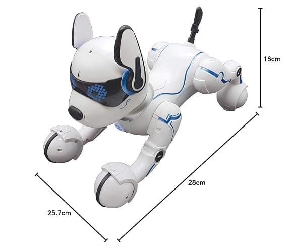 LEXIBOOK Power Puppy - My Smart Dog Robot to train - Programmable robot with remote control, training and gesture control function, dance, music, light effects - DOG01 thumbnail 3