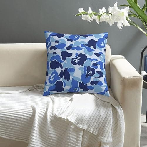 Square Decorative Pillowcases Pillow Cover for Bed Sofa Couch Pillow Case with Zipper for Home Decor 18"X18" thumbnail 8
