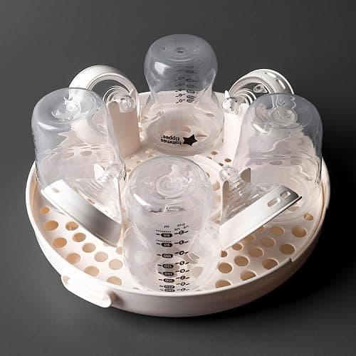 Tommee Tippee Microsteri Microwave Steam Steriliser for Baby Bottles and Accessories, Kills Viruses and 99.9 Percent of Bacteria, 4-Minute Sterilisation Cycle - Microwave Steriliser - Single thumbnail 7