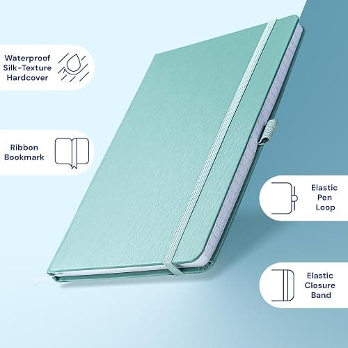 ONAVIA A5 Lined Journal Notebook, 7mm College Ruled Notepad, Journaling for Writing, Work, School, Travel and Note Taking, Hardcover 160 Pages (80 Sheets) 5.79 x 8.3 inches (3 Pack Black) thumbnail 2