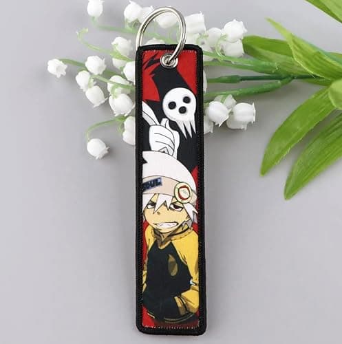 Pinstant Soul Eater Anime Manga Keychain Key Tag Chain Fob Ring thumbnail 3