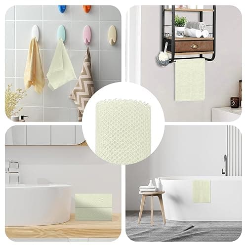 African Exfoliating Net Bath Sponge，African Net Sponge，Net Sponge (White-Large) - White-large thumbnail 6