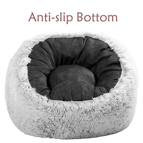 Plush Faux Fur Bean Bag Chairs, Memory Foam Filled Sofa Chair Shape Bean Bag for Adults/Teens/Kids, Ultra-Soft Lazy Sofa for Living Room Bedroom College Dorm, Grey thumbnail 3