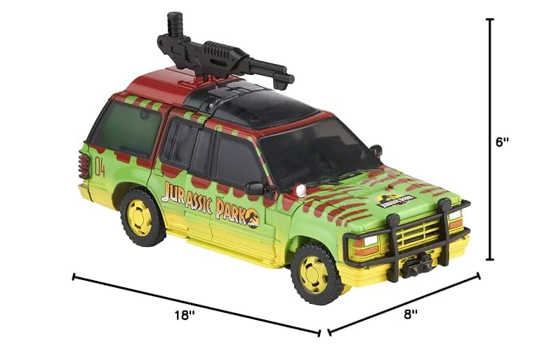 Transformers Generations Collaborative: Jurassic Park Mash-Up Tyrannocon Rex & Autobot JP93 Ages 8 and Up (Amazon Exclusive) thumbnail 2