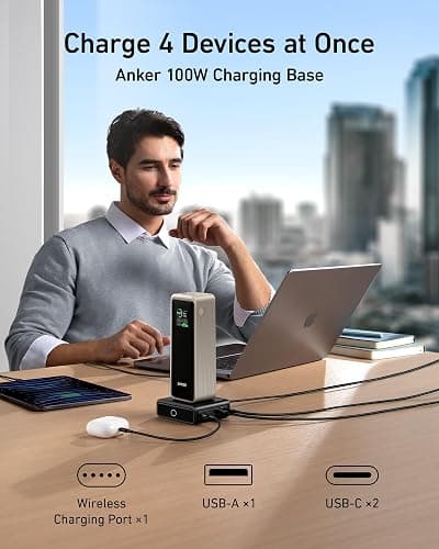 ANKER Prime Power Bank, 27,650mAh 3-Port 250W Portable Charger for Travel, TSA-Approved, Smart App, for MacBook Pro/Air, iPhone 16/15/14 Series, Samsung, Laptops, and More thumbnail 6