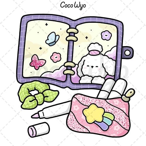 Self-Care: Relaxing Coloring Book for Girls and Adults with Cute and Easy Illustrations thumbnail 4