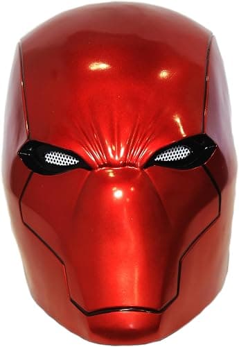 Red Hood Helmet Cosplay Costume Costume accessories Red Hood Mask Deluxe Cosplay Prop for Fans Collector's Edition thumbnail 2