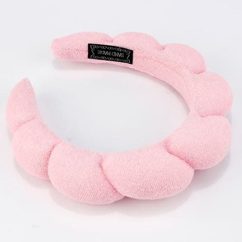Chanaco Spa Headband and Wrist Bands for Women, Skincare HairBands Wrist Towels, Face Wash Hair Wraps Non Slip, Thick Facial Accessories for Makeup, Bath Shower Teen Girl Gifts Trendy Stuff thumbnail 6