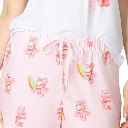 Care Bears Women's 2-piece Pajama Set, Soft & Comfortable Nightwear for Adults, Top & Bottom Duo thumbnail 3