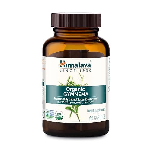Himalaya USDA Organic Gymnema Sylvestre Supplement, 700mg, 60 Caplets - Image 1