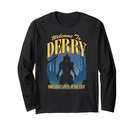IT: Welcome to Derry Forestry Capital Pennywise Horror TV Long Sleeve T-Shirt - Image 1