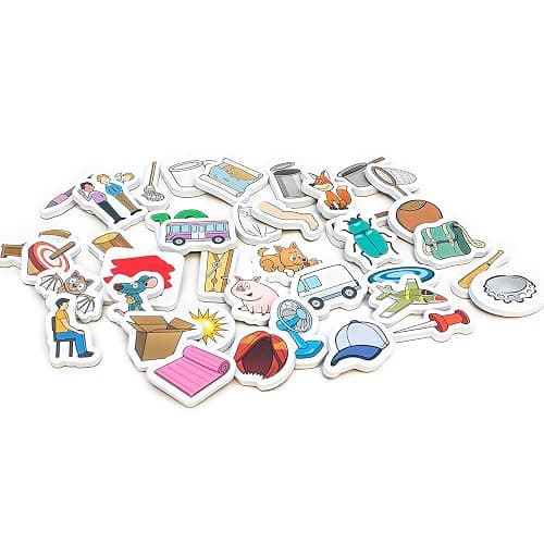 Junior Learning Rainbow CVC Objects Magnetic Foam Set, 40 Pieces, Ages 4-5, Phonics, Pre K-K thumbnail 3