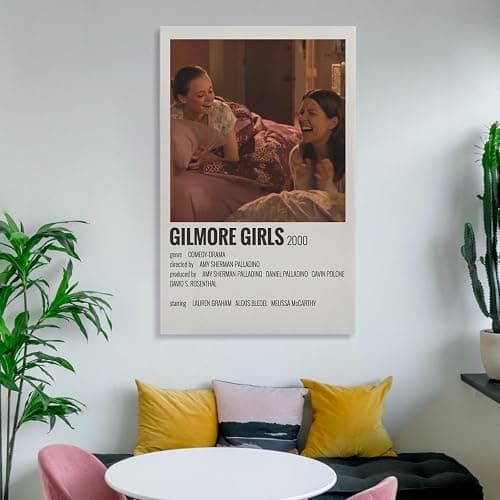 Tv Series Movie Poster Gilmore Girls 90s Minimalist Poster Canvas Painting Wall Art Poster for Bedroom Living Room Decor 16x24inch(40x60cm) Unframe-style thumbnail 6