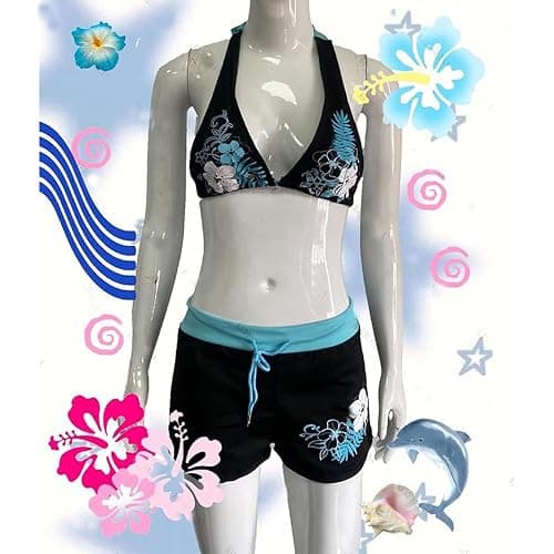 2 Piece Y2k Halter Bikini Sets Women Sexy Swimsuit Beach Sets Cute Summer Going Out Outfits 2025 Vacation 2000s thumbnail 5