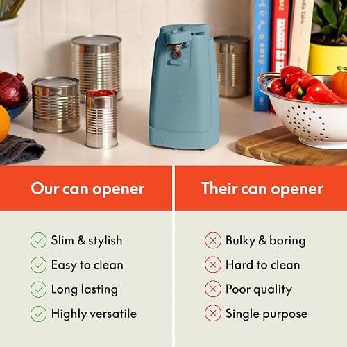 bella Electric Can Opener, Automatic One-Touch, Surf thumbnail 8