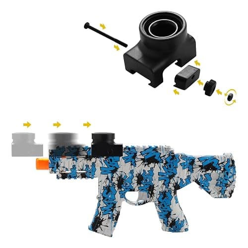 Gel Ball Blaster Splat Orby Accessories 50000 Include Bottle Hopper*2 Tactical Lanyard*2 Adapter*2 thumbnail 5